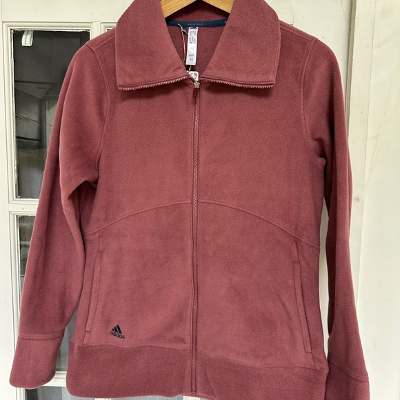 Adidas Pilar Fleece Jacket - Burgundy - Picture 4 of 4
